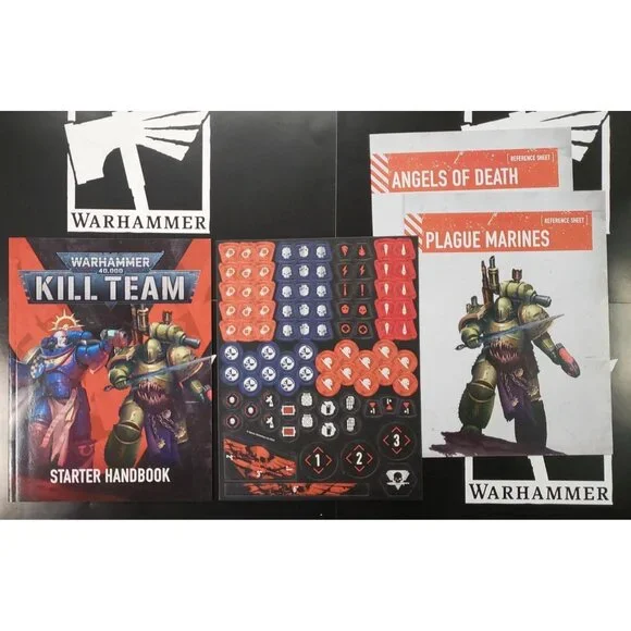 Warhammer 40k Kill Team Bits Core Set Rules Booklet Tokens Reference Cards - Picture 1 of 5